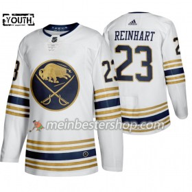 Buffalo Sabres Sam Reinhart 23 50th Anniversary Adidas 2019-2020 Weiß Trikot Authentic - Kinder